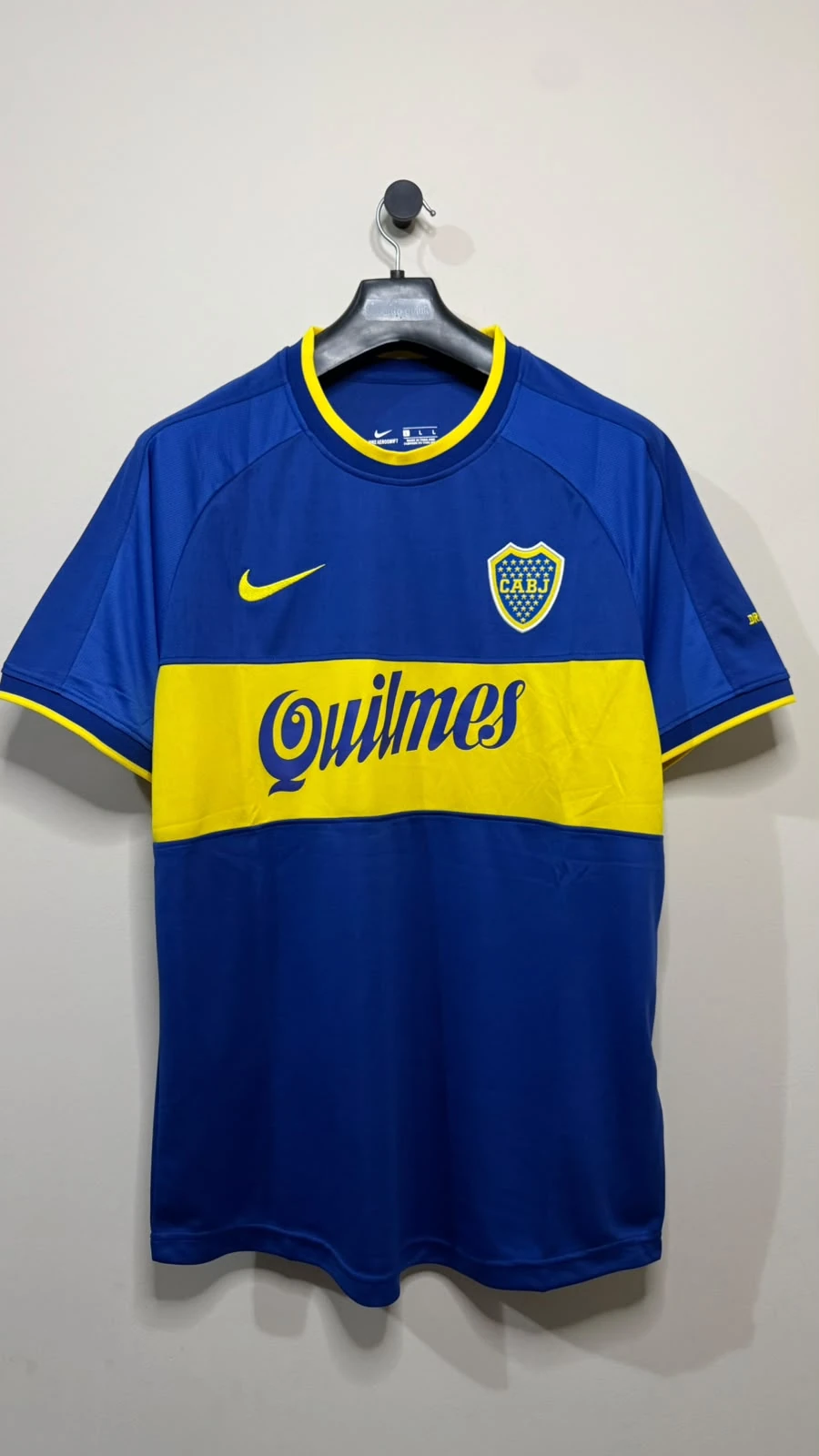 Camisa Retrô Boca Juniors 2000/01 Azul e Amarela